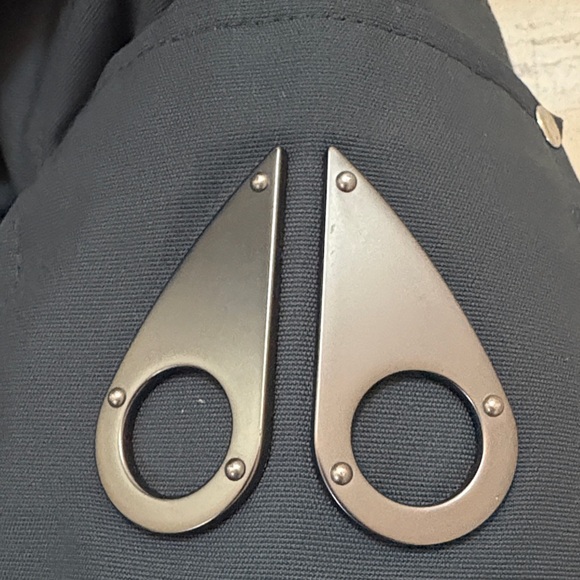 MOOSE KNUCKLES Original Shearling Men's Black Puffer Jacket with Fur Hood Size M - Picture 9 of 16